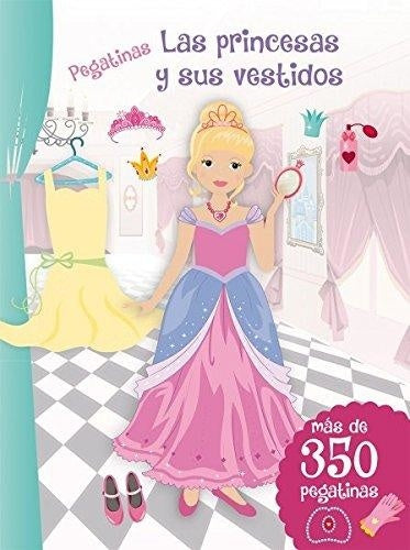 PEGATINAS. LAS PRINCESAS Y SUS VESTIDOS