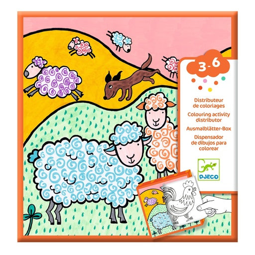 Dispensador de Dibujos para Colorear