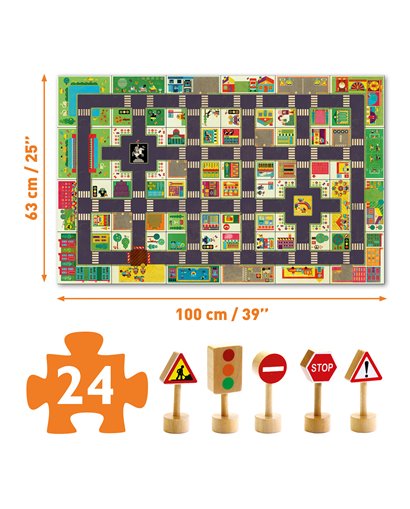 Puzzle Gigante La Ciudad Djeco