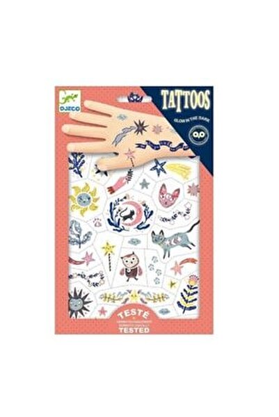 Tattoos Djeco Dulces Sueños Brillan en la Oscuridad