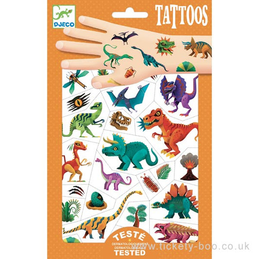 Tattoos Djeco Dino Club