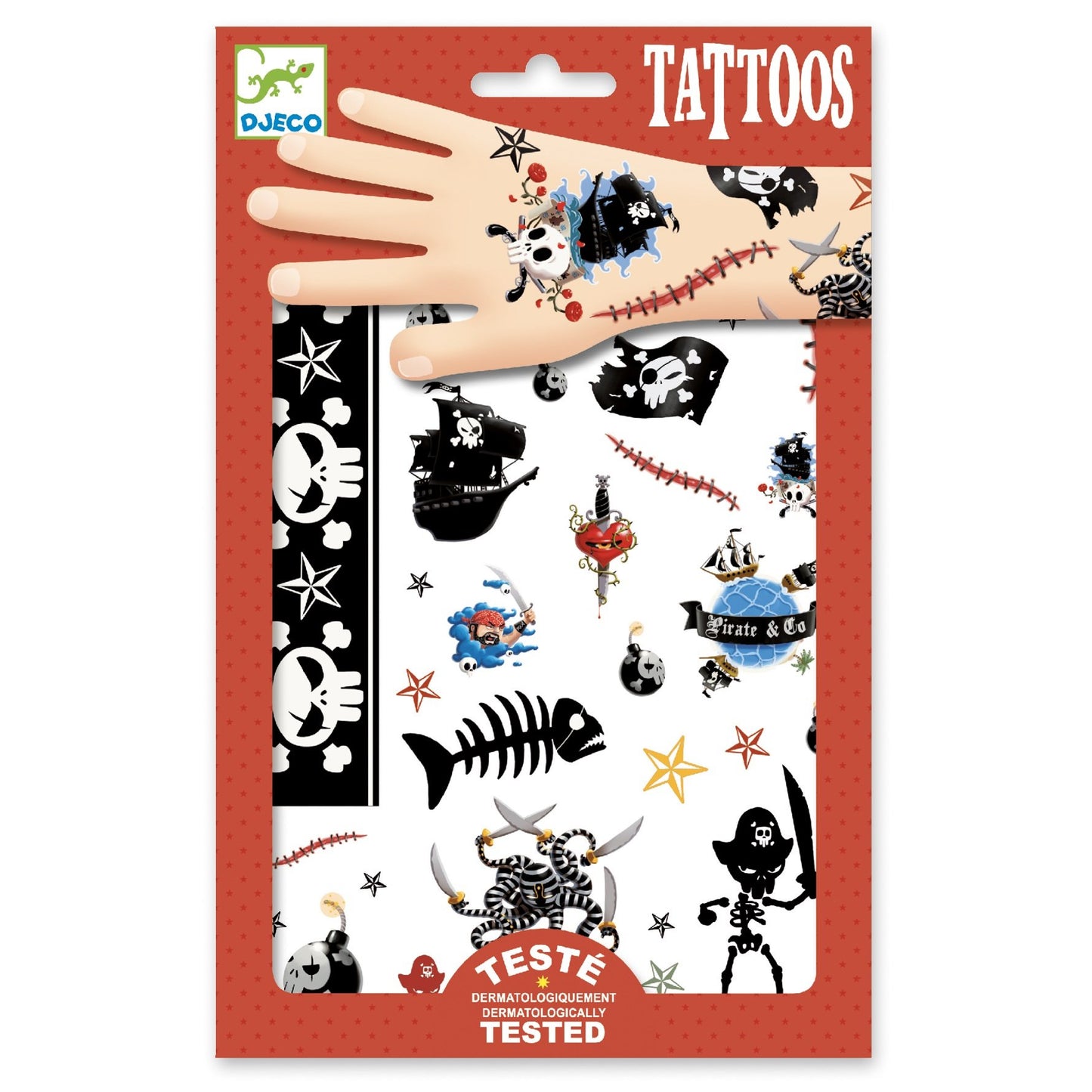 Tattoos Djeco Piratas