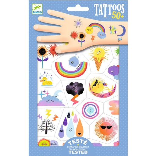 Tattoos Djeco Emojis del Tiempo