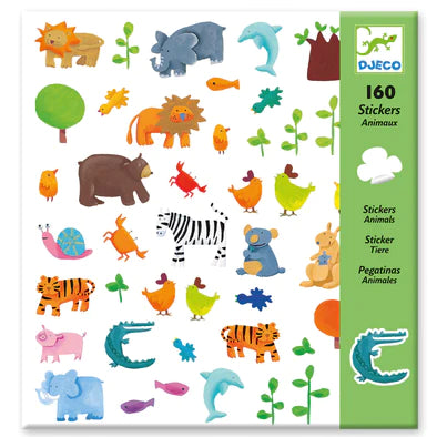 Stickers Animales 160 unidades